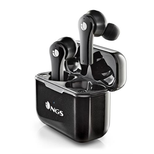 AURICULARES BLUETOOTH NGS ARTICA BLOOM PRETO  (  Preto  - Tecnologia True Wireless - Bluetooth 5.1 - Microfon...  ) 