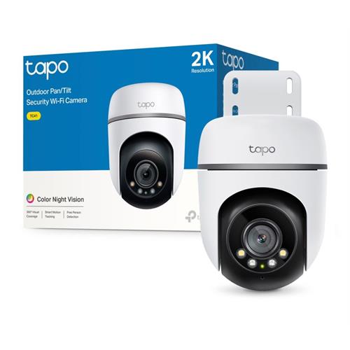 CAMARA DE VIGILÂNCIA TP-LINK TC41  (  Wi-Fi  - 2304 × 1296 px - Resolução 2K - Visão nocturna a co...  ) 