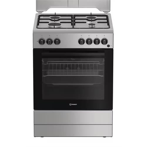 FOGÃO INDESIT I6G3PMS  (  Prata  - 4 G  - Estático   ) 