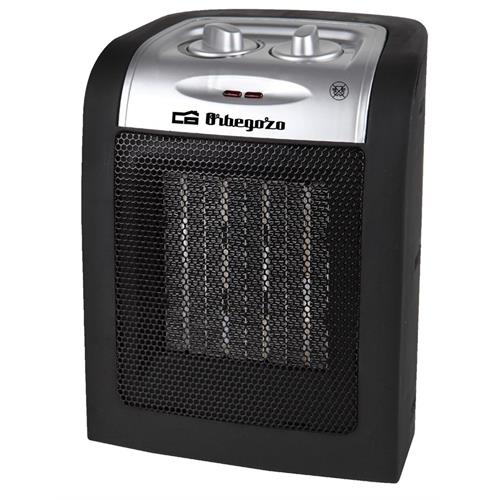 AQUECEDOR CERÂMICO ORBEGOZO CR5017  (  1500 W - 2 T - Preto   ) 