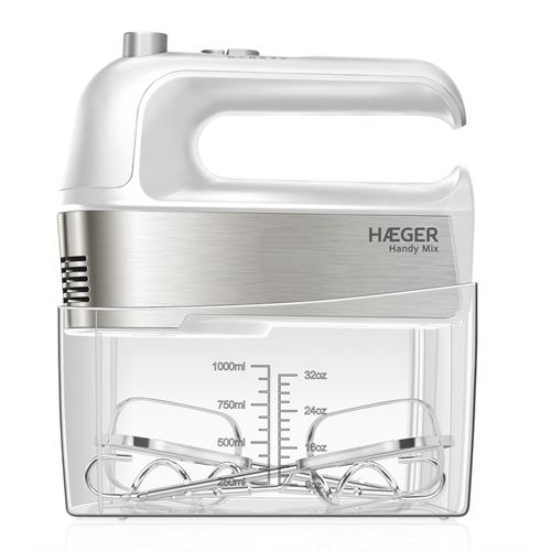 BATEDEIRA HAEGER HANDY MIX  (  300 W - 5 + Turbo  - Branco / Silver   ) 